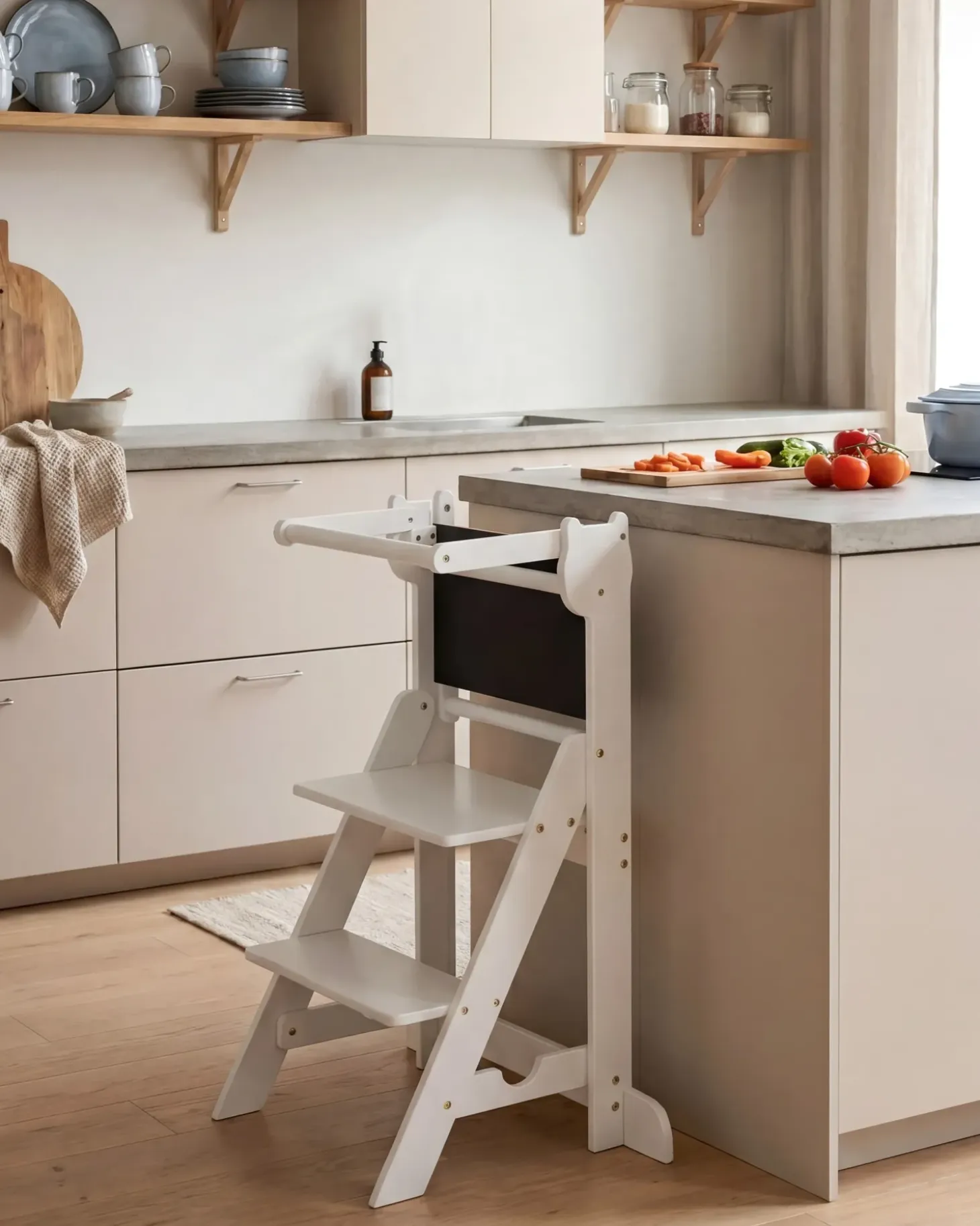 Hot Kitchen helper MOGO Drewno sosnowe Dzieci Krzesła I Stoły Dziecięce|Wszystkie Fotele
