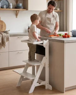 Hot Kitchen helper MOGO Drewno sosnowe Dzieci Krzesła I Stoły Dziecięce|Wszystkie Fotele