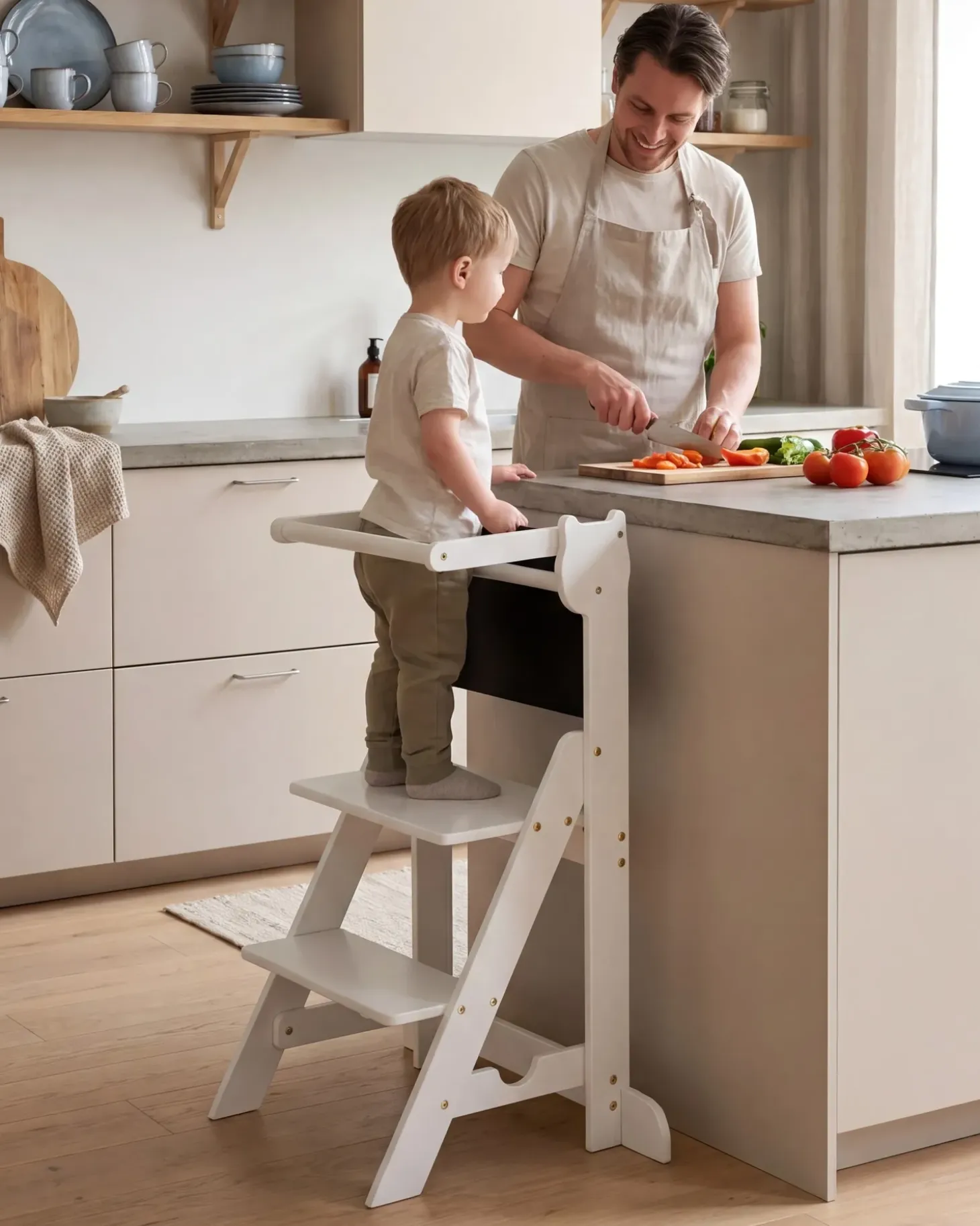 Hot Kitchen helper MOGO Drewno sosnowe Dzieci Krzesła I Stoły Dziecięce|Wszystkie Fotele
