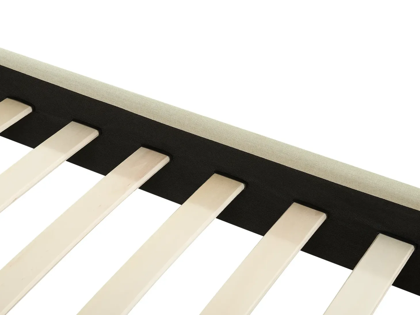 Outlet ALBI 180 x 200 cm Beżowy Łóżka Tapicerowane|Łóżka Podwójne