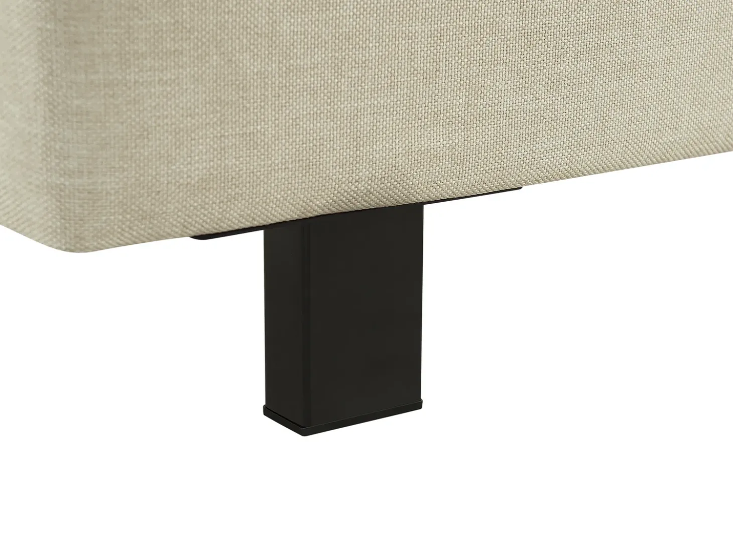 Outlet ALBI 180 x 200 cm Beżowy Łóżka Tapicerowane|Łóżka Podwójne