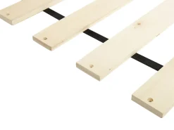 Outlet Łóżko AMBASSADOR 90 x 200 cm Beżowy Łóżka Tapicerowane|Łóżka Pojedyncze