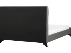 Best Łóżko AMBASSADOR 140 x 200 cm Szary Łóżka Tapicerowane|Łóżka Podwójne