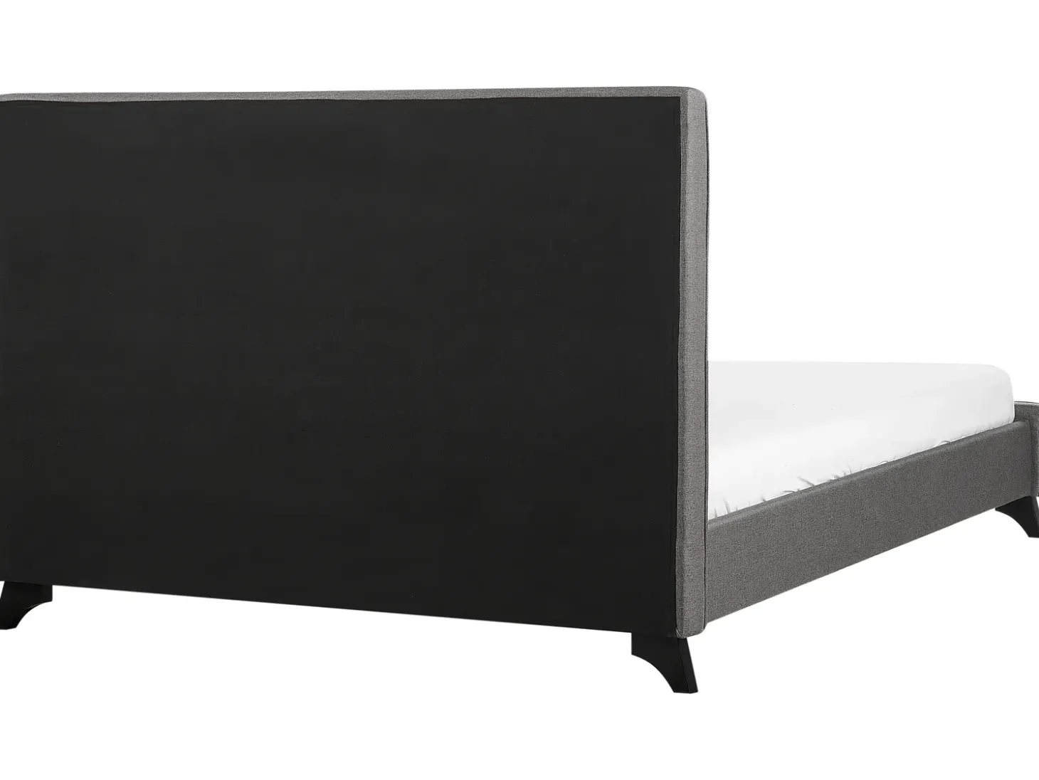 Best Łóżko AMBASSADOR 140 x 200 cm Szary Łóżka Tapicerowane|Łóżka Podwójne