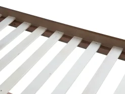 Discount Łóżko bez zagłówka BERRIC 140 x 200 cm Jesion ciemny Łóżka Podwójne|Wszystkie Łóżka
