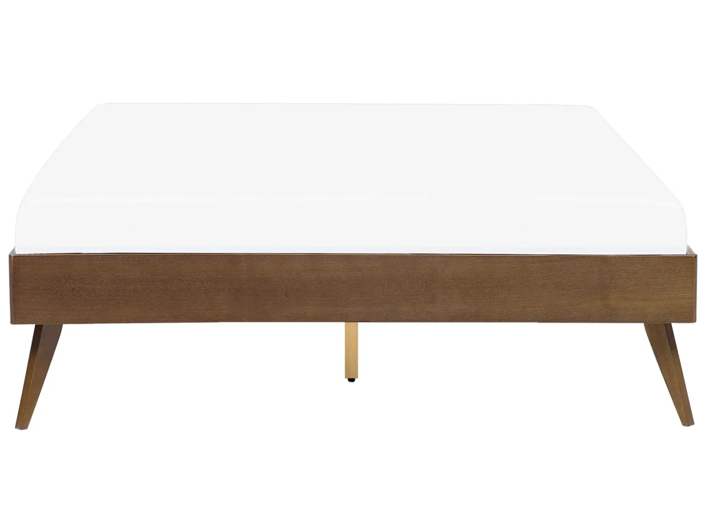 Discount Łóżko bez zagłówka BERRIC 140 x 200 cm Jesion ciemny Łóżka Podwójne|Wszystkie Łóżka