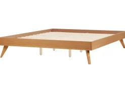 Hot Łóżko bez zagłówka BERRIC 180 x 200 cm Jesion naturalny Łóżka Podwójne|Wszystkie Łóżka