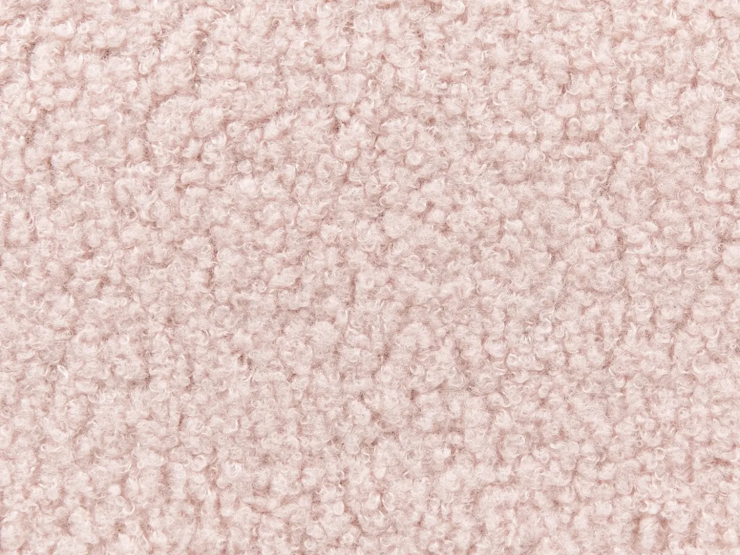 Discount Łóżko bez zagłówka Boucle ROANNE 90 x 200 cm Pastelowy róż Łóżka Tapicerowane|Wszystkie Łóżka