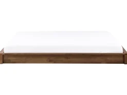 Online Łóżko bez zagłówka Drewno ANTRAS 180 x 200 cm Ciemno Łóżka Podwójne|Wszystkie Łóżka