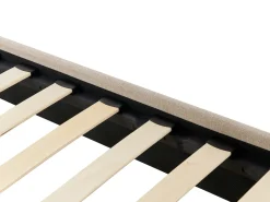 Hot Łóżko bez zagłówka ROANNE 90 x 200 cm Beżowy Łóżka Tapicerowane|Wszystkie Łóżka
