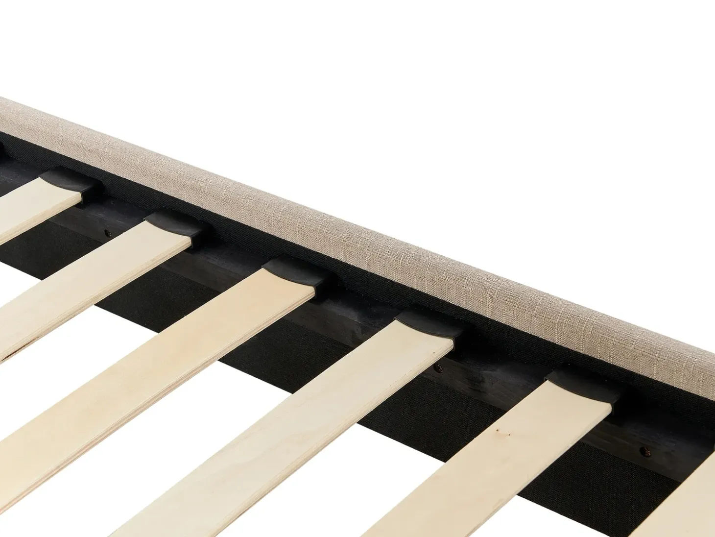 Hot Łóżko bez zagłówka ROANNE 90 x 200 cm Beżowy Łóżka Tapicerowane|Wszystkie Łóżka