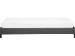 Discount Łóżko bez zagłówka ROANNE 90 x 200 cm Szary Łóżka Tapicerowane|Wszystkie Łóżka