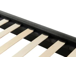 Discount Łóżko bez zagłówka ROANNE 90 x 200 cm Szary Łóżka Tapicerowane|Wszystkie Łóżka
