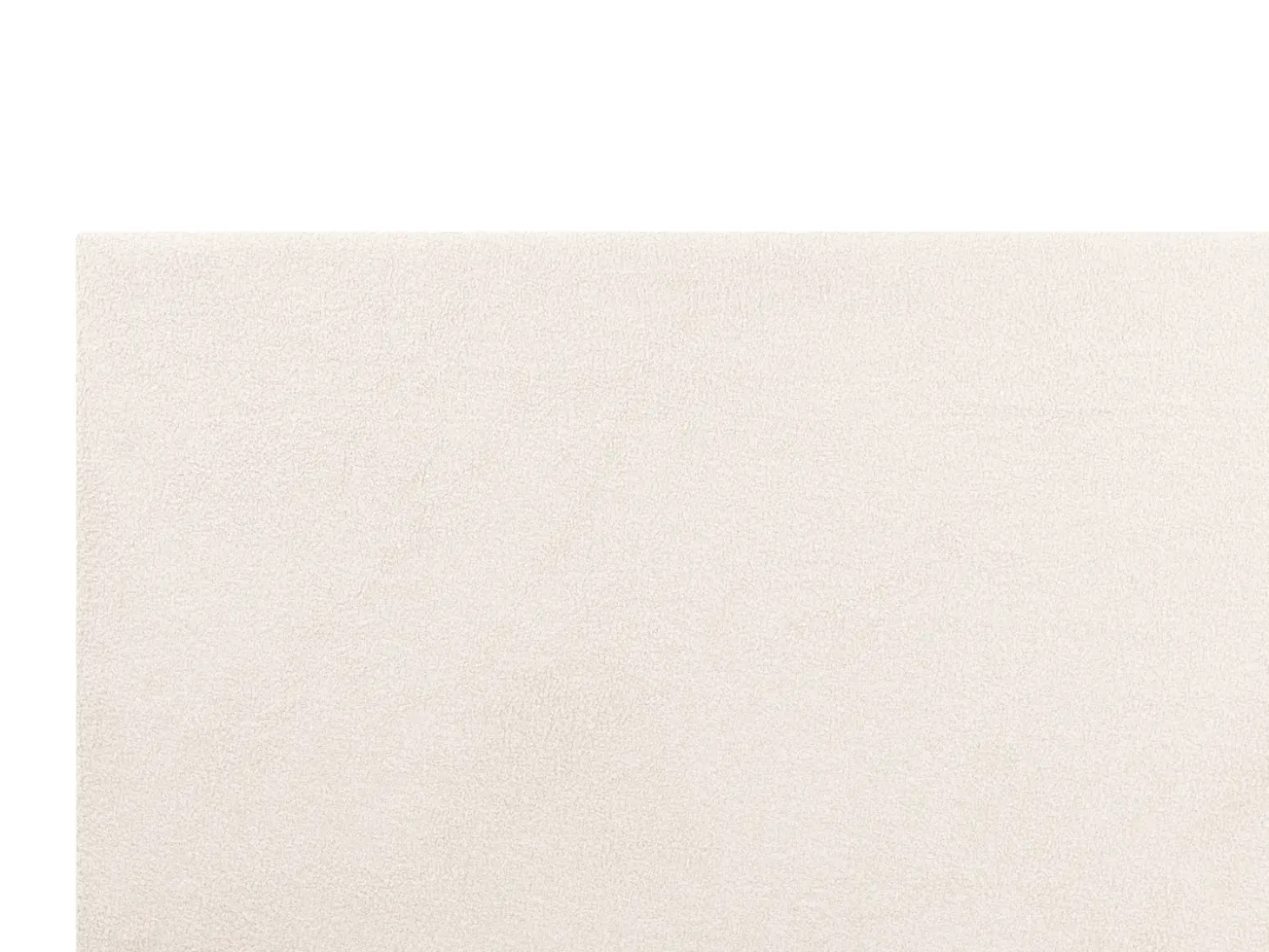 Boucle ALBI 180 x 200 cm Złamana biel Łóżka Tapicerowane|Łóżka Podwójne