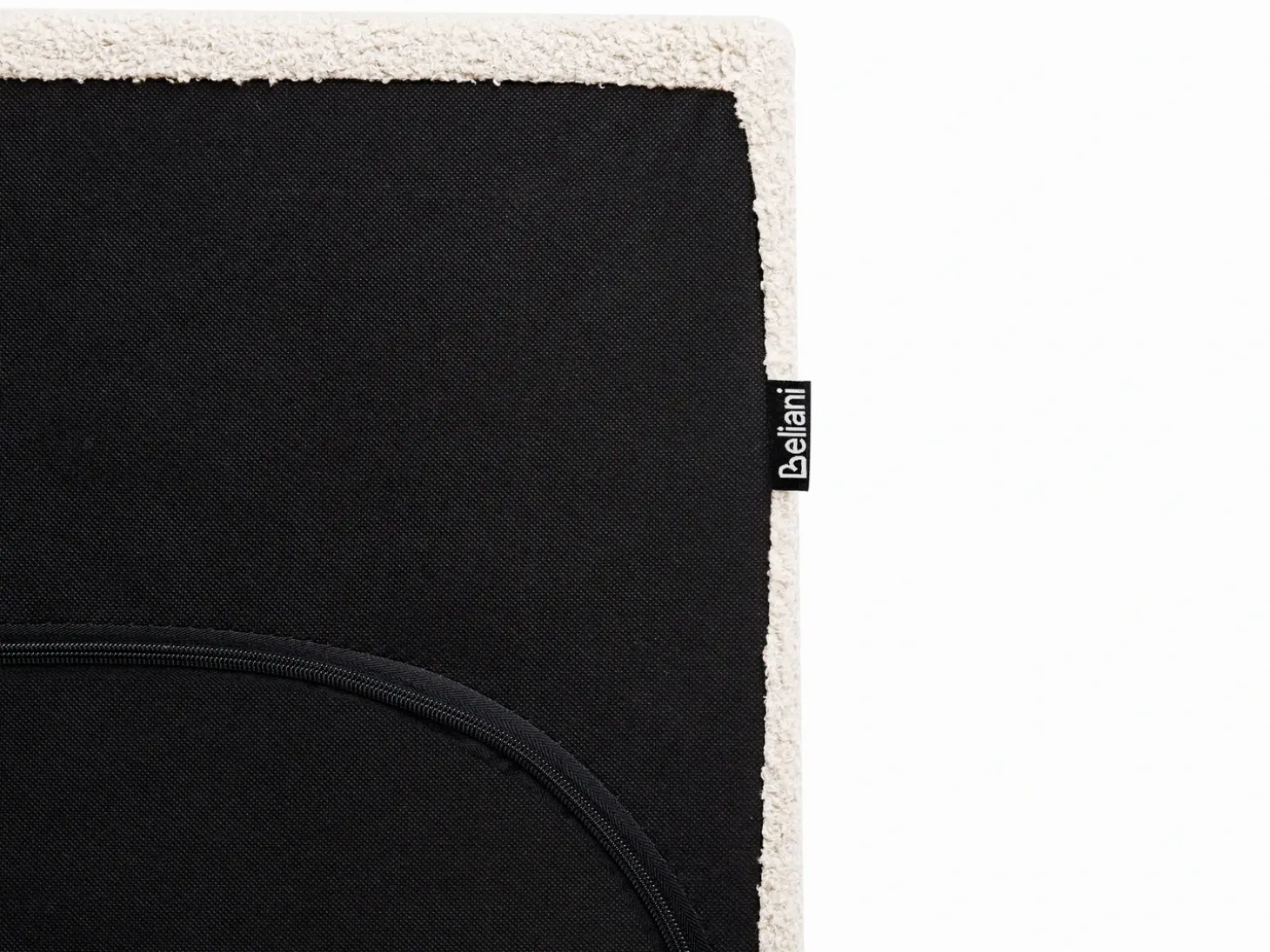 Boucle ALBI 180 x 200 cm Złamana biel Łóżka Tapicerowane|Łóżka Podwójne
