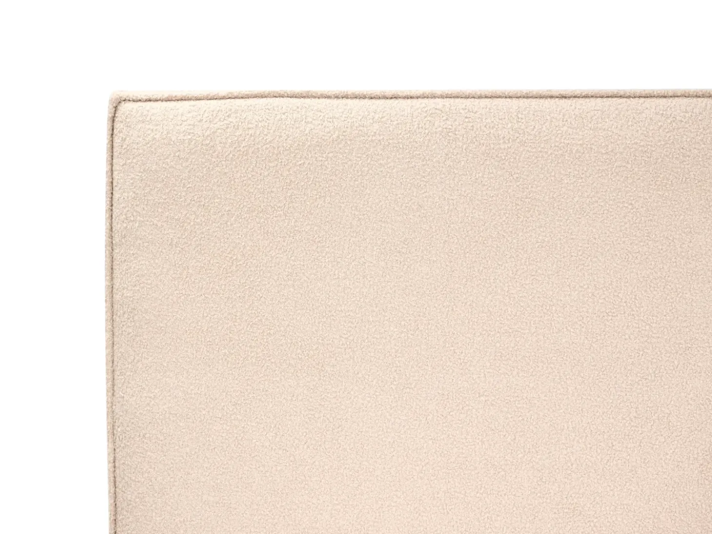 Best Łóżko Boucle IZERNORE 180 x 200 cm Beżowy Łóżka Tapicerowane|Łóżka Podwójne
