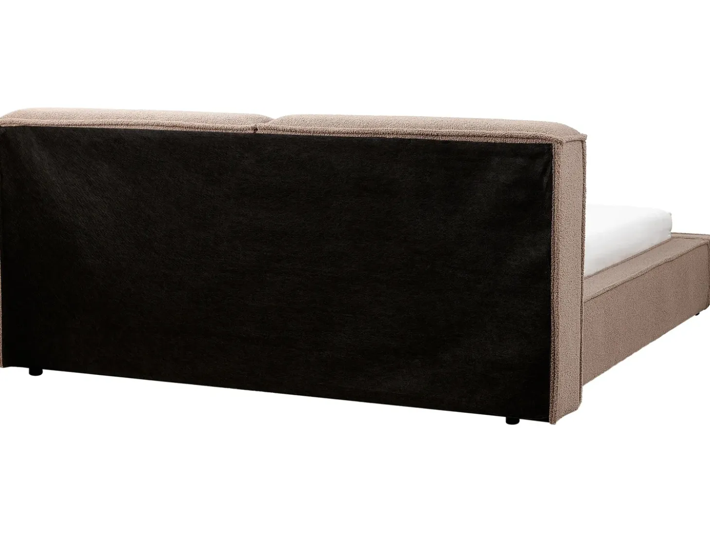 Hot Boucle LINARDS 160 x 200 cm Łóżka Tapicerowane|Łóżka Podwójne