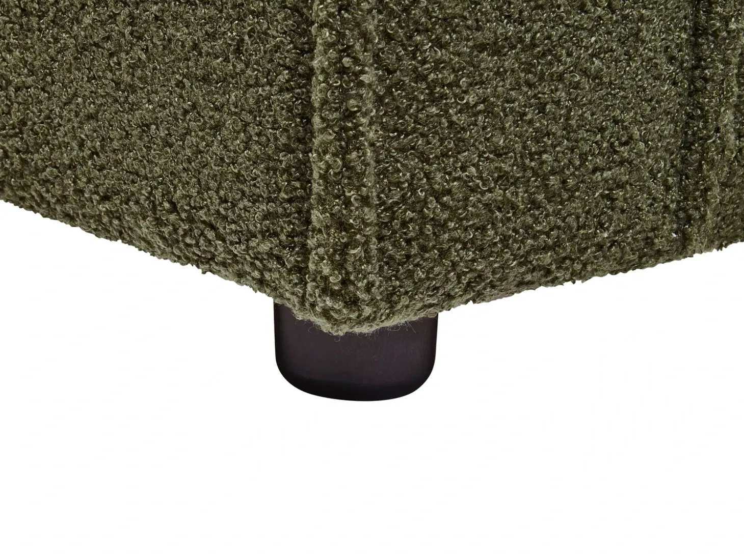 Online Boucle LINARDS 180 x 200 cm Ciemno Łóżka Tapicerowane|Łóżka Podwójne
