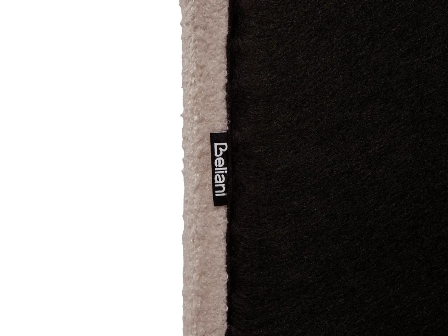 Online Boucle LUNAN 180 x 200 cm Beżowoszary Łóżka Tapicerowane|Łóżka Podwójne