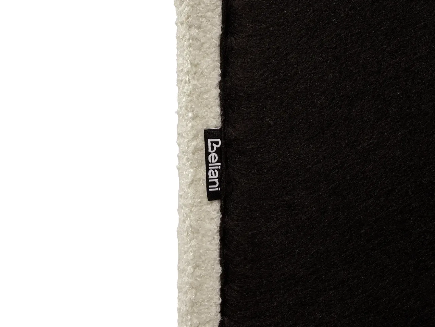 Outlet Boucle LUNAN 180 x 200 cm Beżowy Łóżka Tapicerowane|Łóżka Podwójne