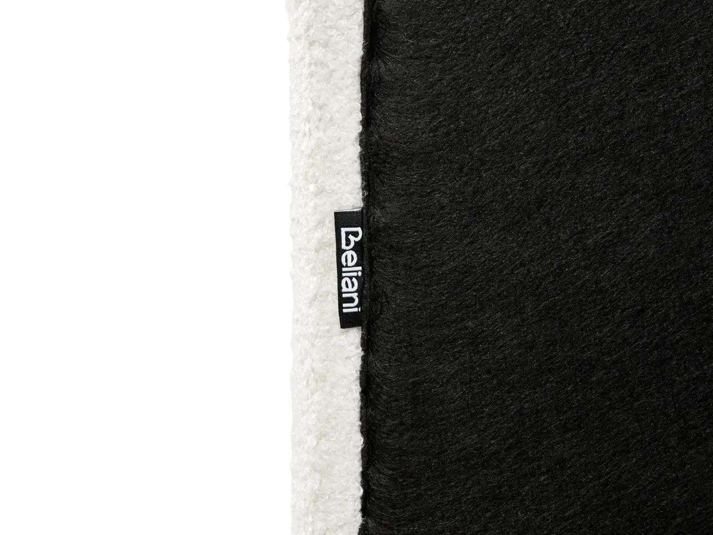 Sale Boucle LUNAN 180 x 200 cm Złamana biel Łóżka Tapicerowane|Łóżka Podwójne