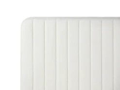 Sale Boucle LUNAN 180 x 200 cm Złamana biel Łóżka Tapicerowane|Łóżka Podwójne