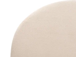 Best Łóżko Boucle MILLAY 180 x 200 cm Beżowy Łóżka Tapicerowane|Łóżka Podwójne