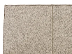 Online Łóżko Boucle MIRANDE 180 x 200 cm Beżowoszary Łóżka Tapicerowane|Łóżka Podwójne