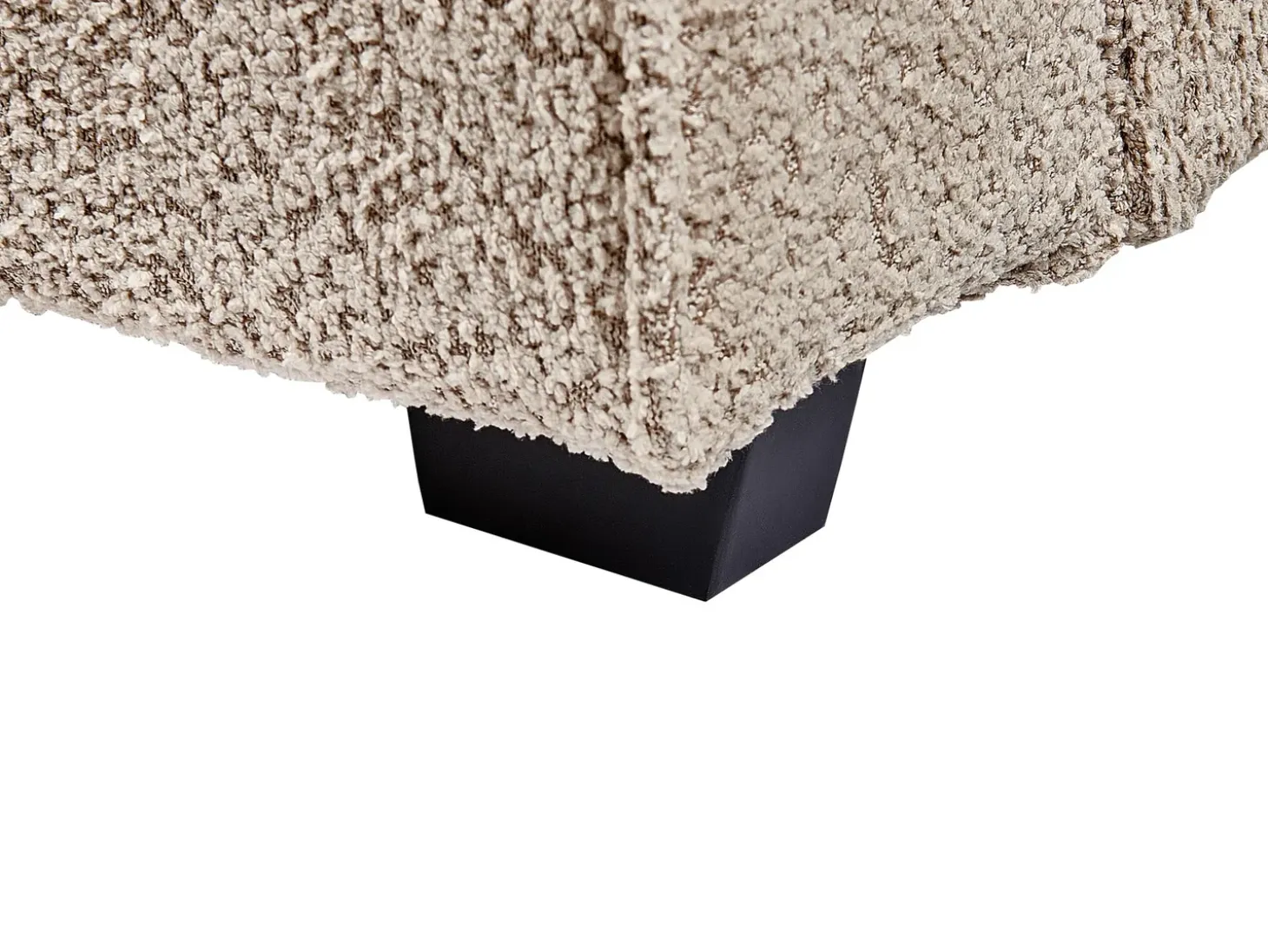 Online Łóżko Boucle MIRANDE 180 x 200 cm Beżowoszary Łóżka Tapicerowane|Łóżka Podwójne