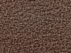 Online Łóżko Boucle VALOGNES 180 x 200 cm Brązowy Łóżka Tapicerowane|Łóżka Podwójne