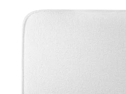 Outlet Łóżko Boucle VALOGNES 180 x 200 cm Złamana biel Łóżka Tapicerowane|Łóżka Podwójne
