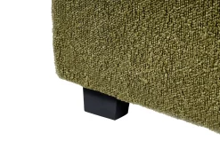 Outlet Boucle VAUCLUSE 180 x 200 cm Oliwkowy Łóżka Tapicerowane|Łóżka Podwójne