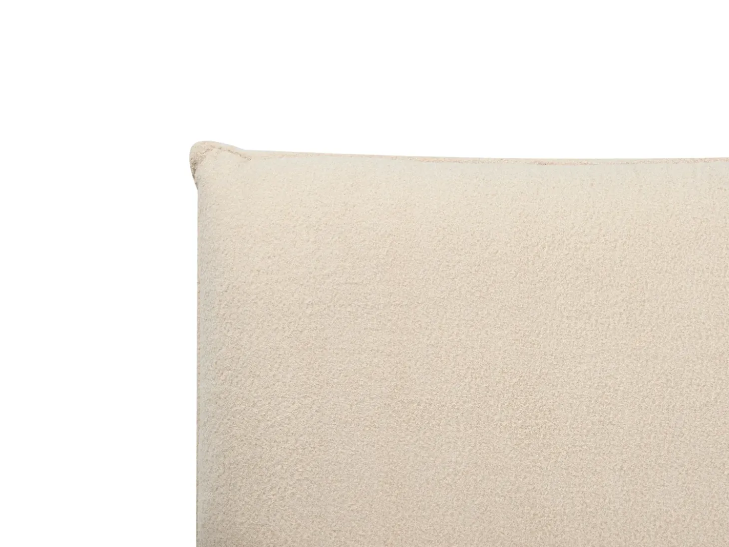 Clearance Boucle VINAY 180 x 200 cm Jasno Łóżka Tapicerowane|Łóżka Podwójne