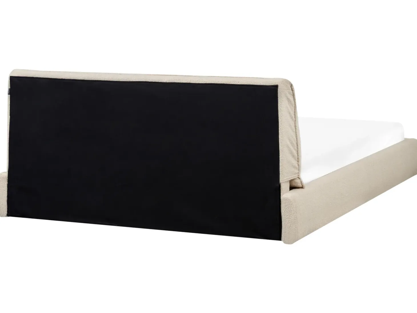 Clearance Boucle VINAY 180 x 200 cm Jasno Łóżka Tapicerowane|Łóżka Podwójne