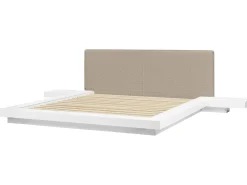Online Boucle ZEN 180 x 200 cm Biały Łóżka Podwójne|Wszystkie Łóżka