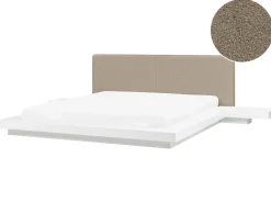Online Boucle ZEN 180 x 200 cm Biały Łóżka Podwójne|Wszystkie Łóżka