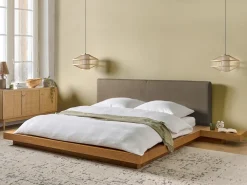 Online Boucle ZEN 180 x 200 cm Jesion naturalny Łóżka Podwójne|Wszystkie Łóżka