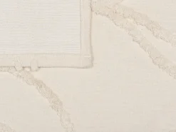 Koc ACACIA Bawełna 130 x 160 cm Beżowy