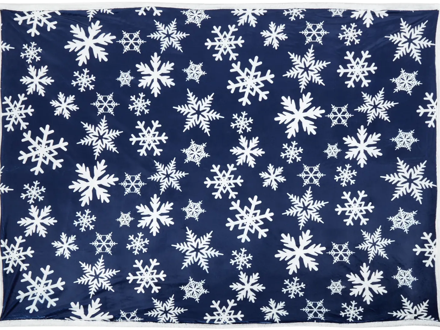 Koc ANISE 150 x 200 cm Ciemnoniebieski