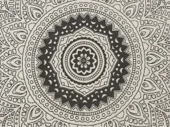 Koc BERHAMPORE Bawełna 130 x 180 cm Beżowy