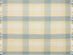 Koc BETALI Bawełna 125 x 150 cm Żółty