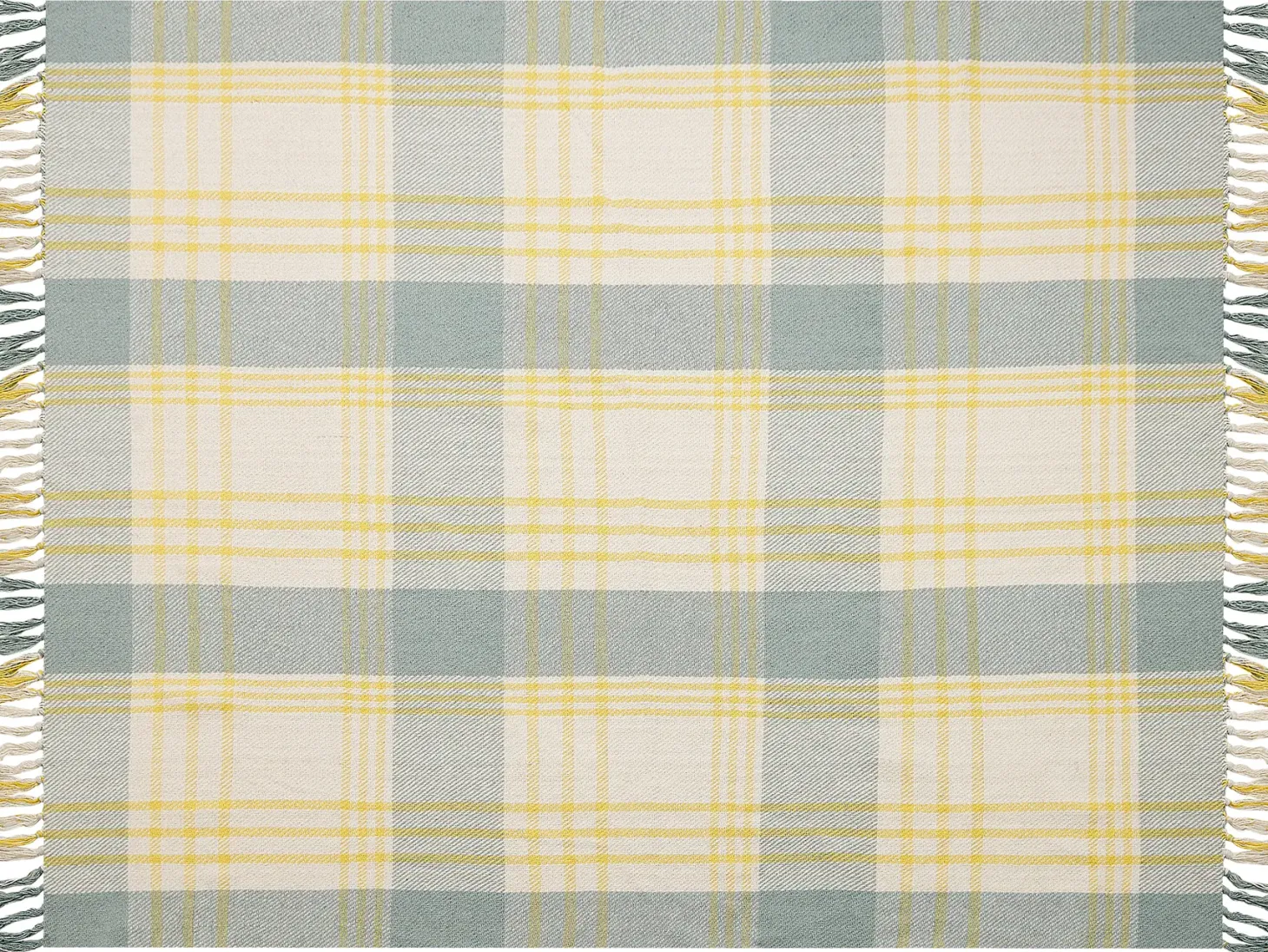 Koc BETALI Bawełna 125 x 150 cm Żółty