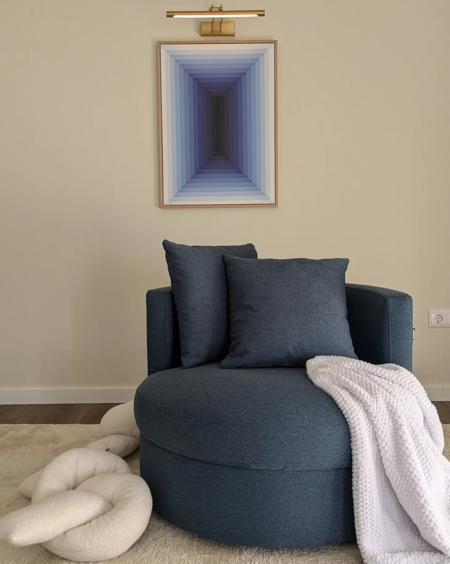 Koc BJAS 200 x 220 cm Biały