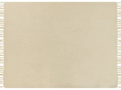 Koc CHAOHANI 150 x 200 cm Beżowy