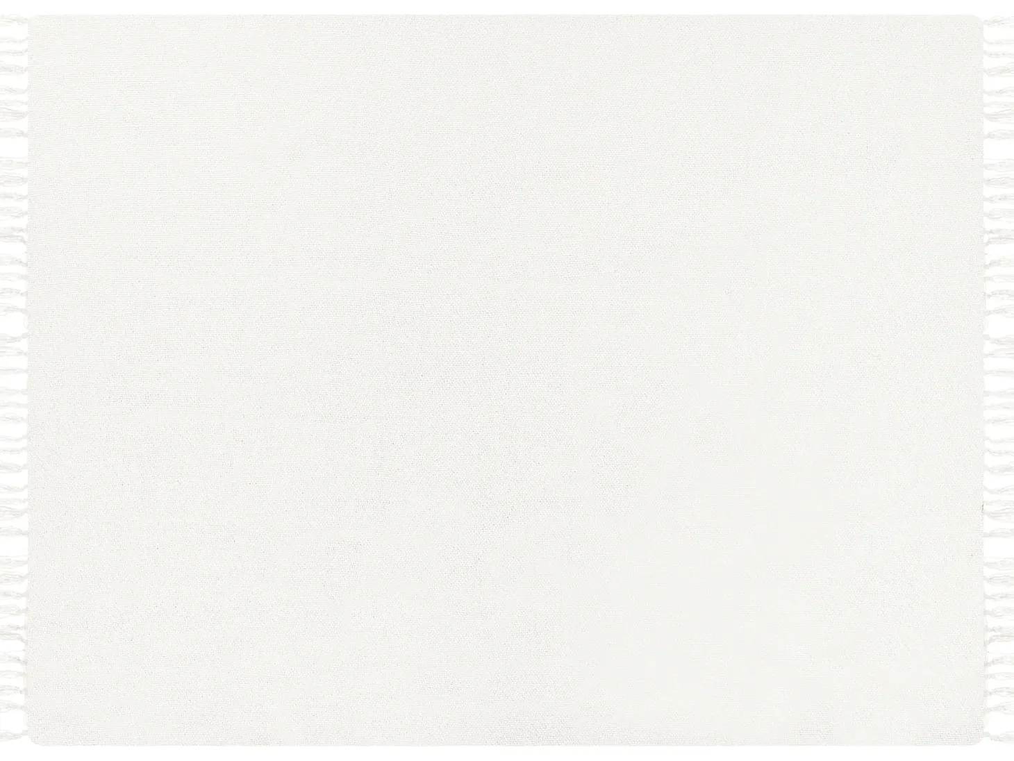 Koc CHAOHANI 150 x 200 cm Złamana biel