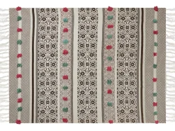Koc CHINSURAH Bawełna 130 x 180 cm Brązowy