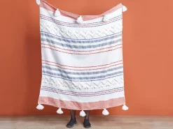 Koc CUBUK 130 x 150 cm Kolorowy