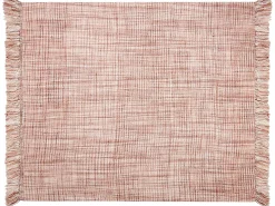 Koc DEURALI 125 x 150 cm Brązowy