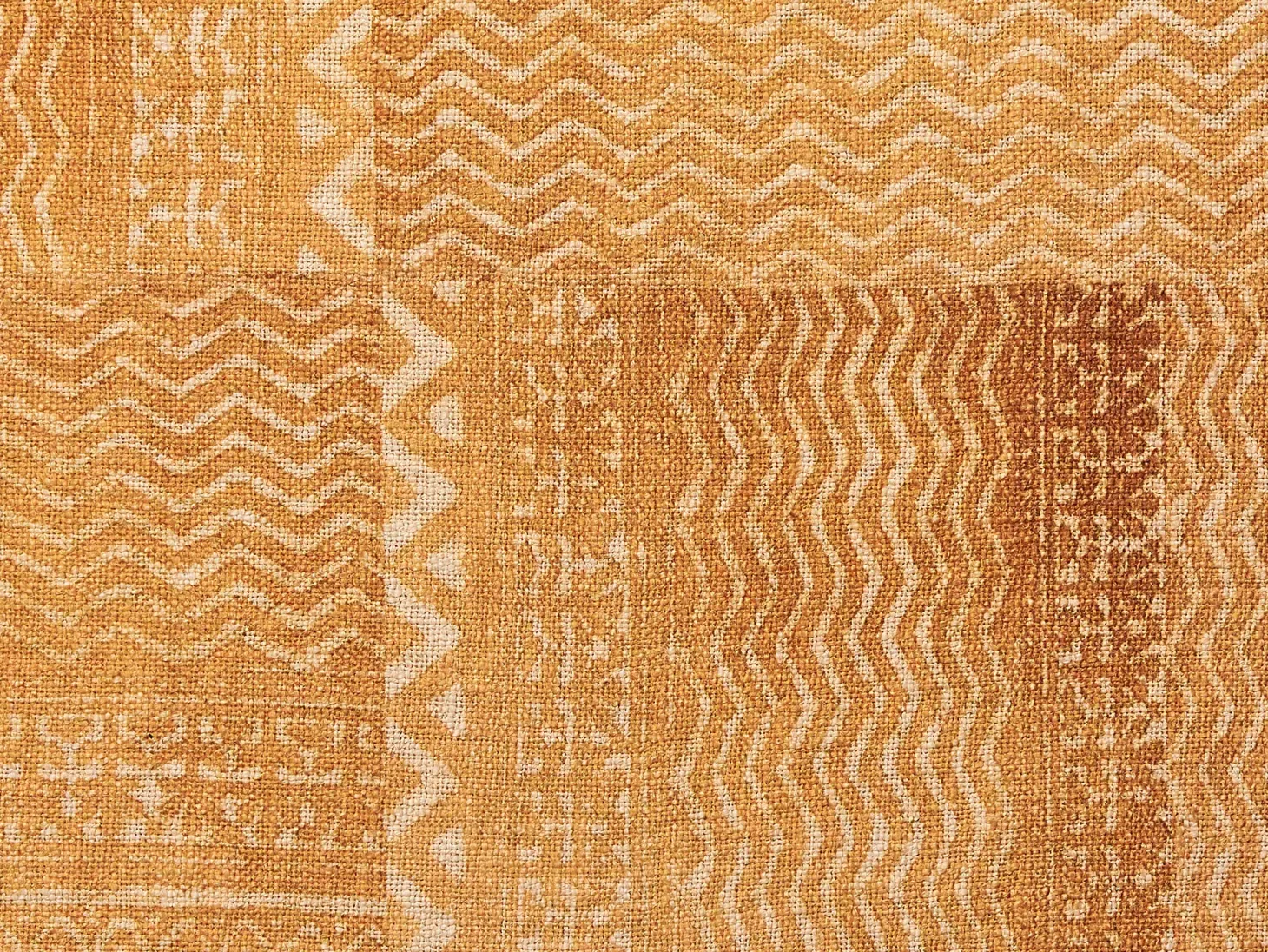 Koc FIROZABAD Bawełna 130 x 180 cm Pomarańczowy