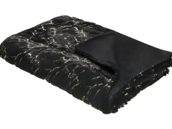 Koc GODAVARI 130 x 180 cm Czarny